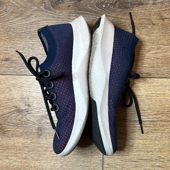 Allbirds Navy & Orange Tree Dasher Size 9 - Picture 3 of 8